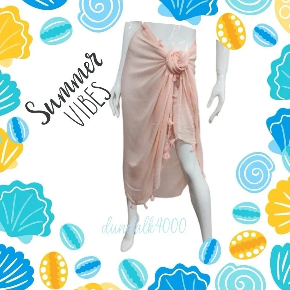 Quagga Greenleaf Sarong Coverup Scarf Eco Friendly w/Free Bracelet Sunkissed OS
